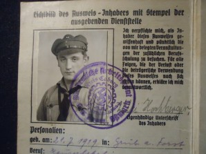 Hitler Youth  Ausweis 16 yr Old image 3