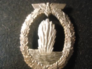 Kriegsmarine Minesweeper Badge Marked AS* image 4