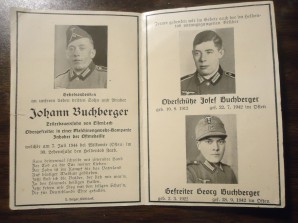 German Death Card 3 Brothers image 1