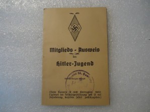 German HJ/BDM Membership Card image 1