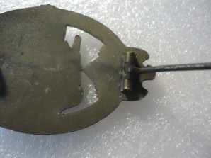 Panzer Assault Badge in Bronze JUNKER STYLE *MINTY* image 3