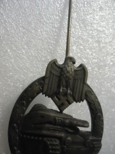 Panzer Assault Badge in Bronze JUNKER STYLE *MINTY* image 5