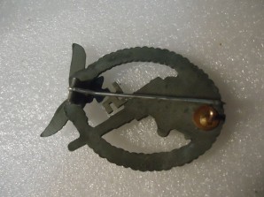 Luftwaffe Flak Battle Badge Fine Example image 4