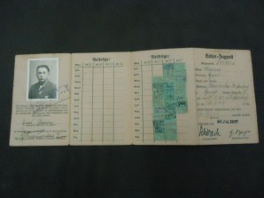 Hitler Youth Member ID Card 1933-1940 image 1