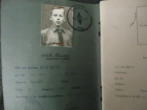 Hitler Youth Marine Award Book & Papers image 3
