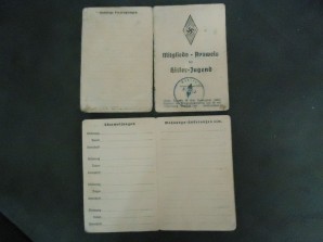 Hitler Youth Member ID Card 12 Yr Old image 2