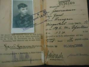 Deutsche Jungvolk  Deutsche Jugend Member ID Card 10yr Old image 6