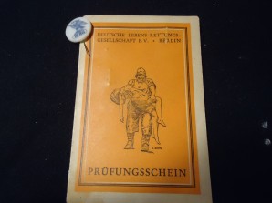 WW2 German DLRG ID Card – Orange image 1
