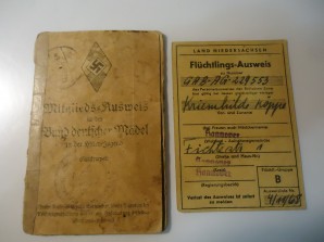 Hitler Youth BDM Girl ID Card image 1