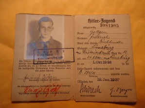 Hitler Youth ID Card 16 yr old image 2