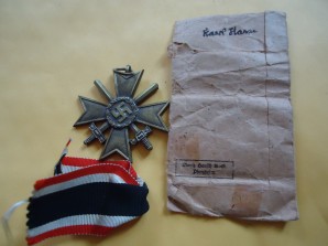 German War Merit Cross W/Swords 2nd Class W/Envelope image 2