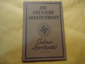 German DAF Sport Member ID Book (FEMALE) image 1