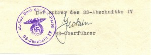 SS Friedrich Jeckeln Signed photo image 2