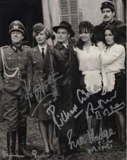 *Allo Allo* cast signed comedy series  8×10 photo signed by 5 stars of the show image 1