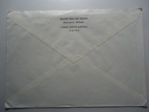 WALTER REDER AUTOGRAPH-FROM HIS PRISON CELL IN ITALY image 5