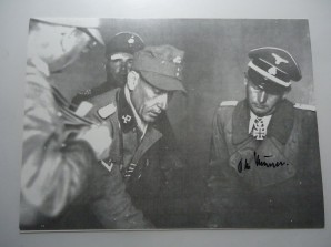 SS GENERAL OTTO KUMM AUTOGRAPH PHOTO image 3