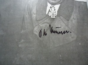 SS GENERAL OTTO KUMM AUTOGRAPH PHOTO image 4