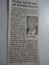 ERICH PRIEBKE SS POLICE WAR CRIMINAL AUTOGRAPH image 3