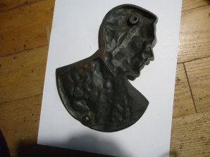 Hitler Bust Bronze Wall Plaque image 2