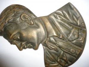 Hitler Bust Bronze Wall Plaque image 3