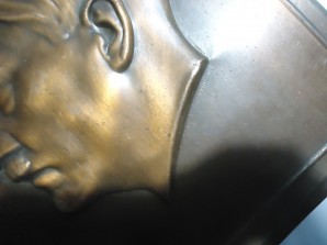 ADOLF HITLER COPPER WALL PLAQUE image 2