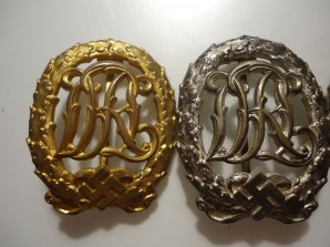 DRL SPORT BADGE, GOLD, SILVER & BRONZE image 2
