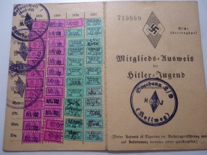 HITLER YOUTH ID CARD 14 YR OLD BOY image 4