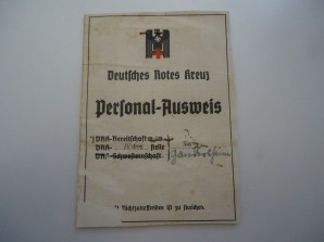 Hitler Youth BDM Girl Red Cross ID Card image 2