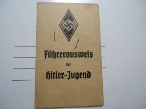Hitler Youth Fuhrer-Ausweis ID Card image 2
