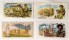 8 Old Litho Shana Tova Cards dedicated to IDF (Zahal). Israel, 1950-60’s image 3