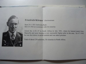 LUFTWAFFE ACE FREDRICK KORNER AUTOGRAPH ON FIRST DAY COVER image 4