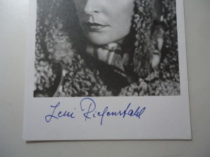 LENI RIEFENSTAHL Signed Photo image 2