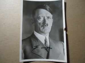 ADOLF HITLER SIGNED PHOTO image 1