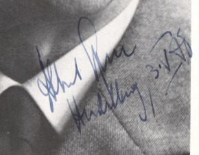 ALBERT SPEER SIGNED PHOTO image 2