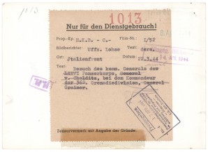 DIETRICH VON CHOLTITZ SIGNED LETTER image 3
