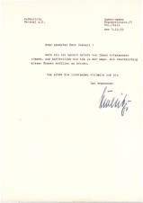 DIETRICH VON CHOLTITZ SIGNED LETTER image 1