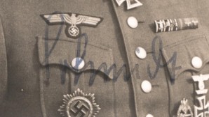 GENERAL GUSTAV SCHMIDT SIGNED PHOTO 19 PANZER DIV. image 2