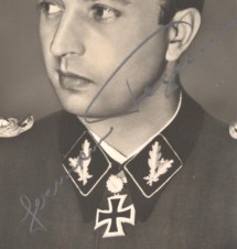 SS GRUPPENFUHRER HERMANN FEGELEIN SIGNED PHOTO image 2
