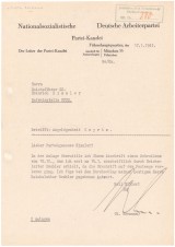 MARTIN BORMANN LETTER TO HIMMLER Good Conent image 1