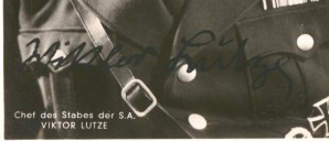 VIKTOR LUTZE SIGNED PHOTO image 2