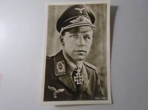 LUFTWAFFE MAJOR HELMUT WICK AUTOGRAPH image 1
