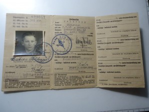 Hitler Youth Fuhrer Ausweis ID Card image 2