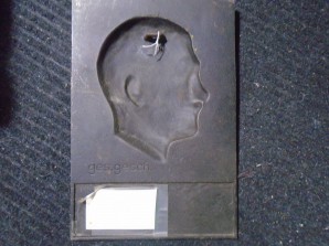 Hitler Wall Plaque Large Iron With Text image 3