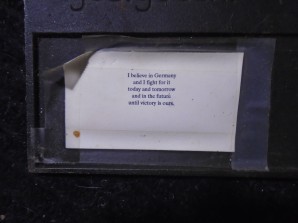 Hitler Wall Plaque Large Iron With Text image 4