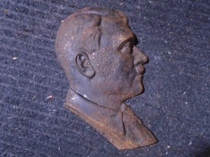 Hitler Wall Plaque Ground Dug Relic image 1