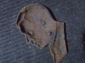 Hitler Wall Plaque Ground Dug Relic image 2