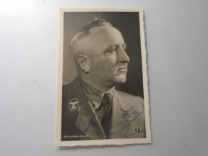 Dr Robert Ley Signed Photo image 1