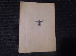 Rudolf Hess Signed Booklet image 2