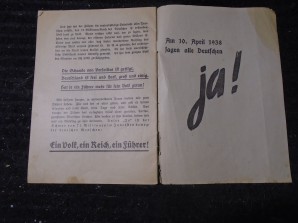 Rudolf Hess Signed Booklet image 4