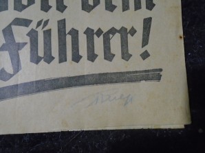 Rudolf Hess Signed Booklet image 5